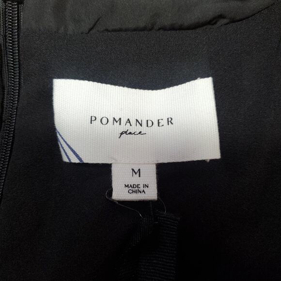 Tuckernuck Pomander Place Coco Tweed Bow Dress Houndstooth Black White Medium - Picture 8 of 12